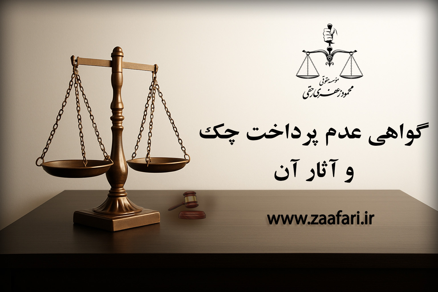 گواهی عدم پرداخت چک و آثار آن