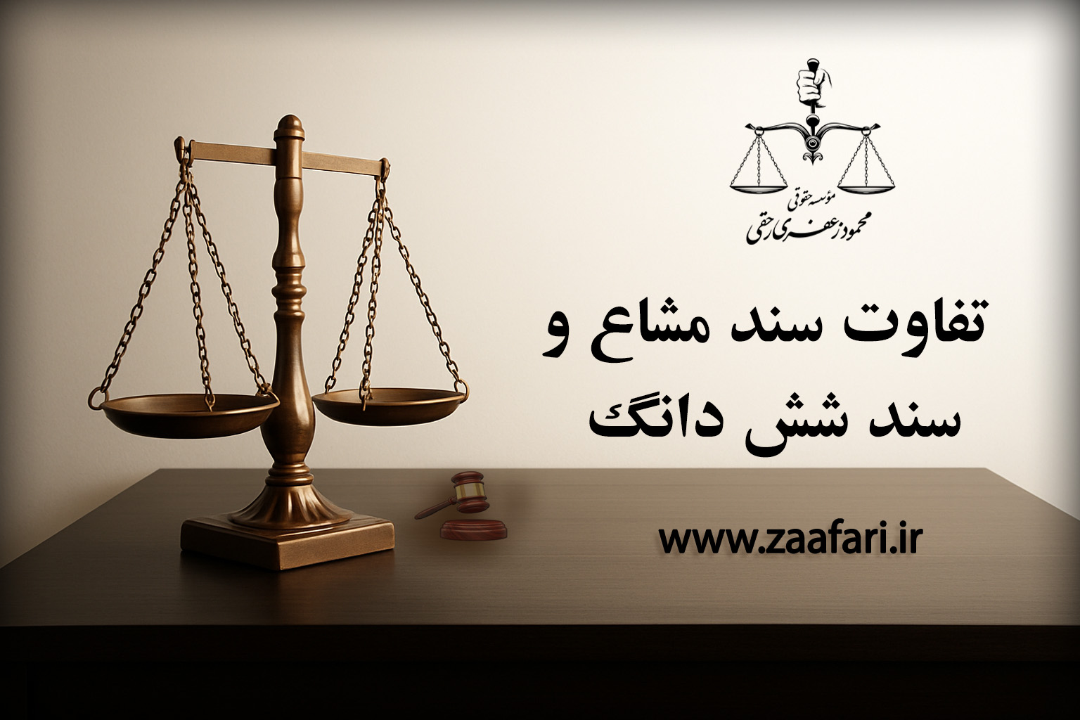 تفاوت سند مشاع و سند شش دانگ