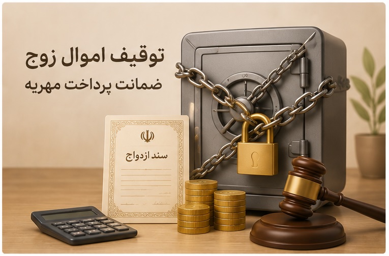 توقیف اموال برای مهریه