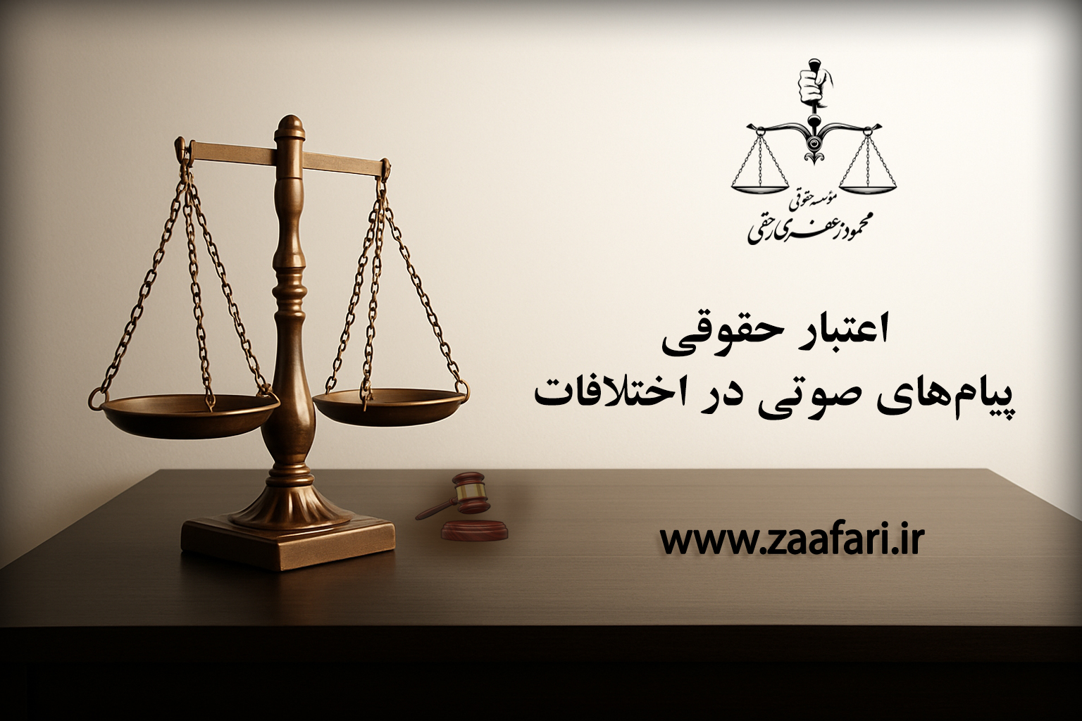 اعتبار حقوقی پیام‌های صوتی در اختلافات